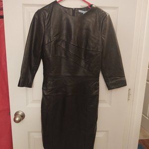 Antonio Melani Black Leather Dress